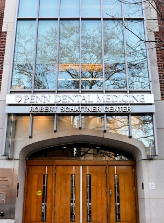 Exterior of Penn Dental Medicine Robert Schattner Center building